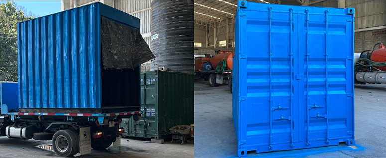 Bodega móvil de CV Soluciones Móvile