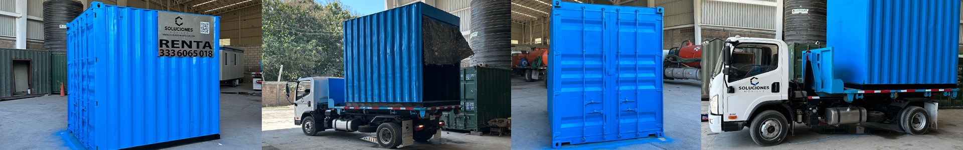 Galería de fotos de bodegas móviles de CV Soluciones Móviles